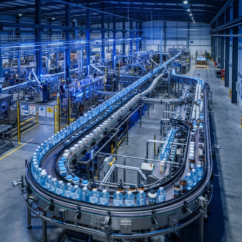 Ligne de production de packaging plastique